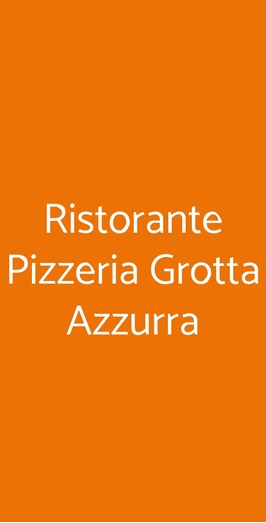 Ristorante Pizzeria Grotta Azzurra, Modena