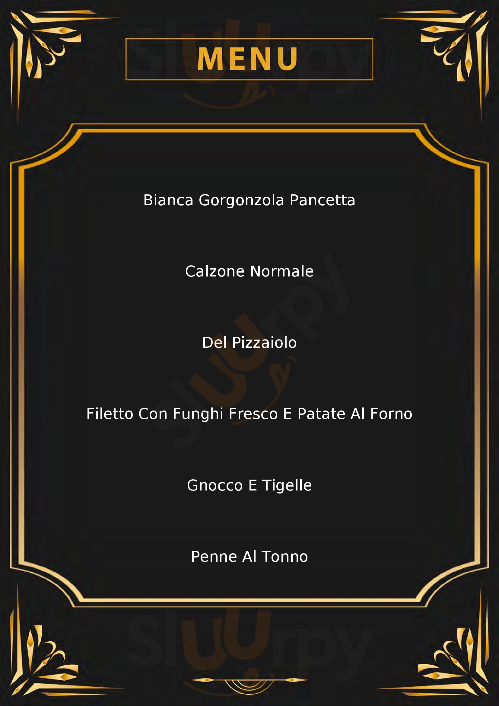 Ristorante Pizzeria Aquila Bianca Formigine menù 1 pagina