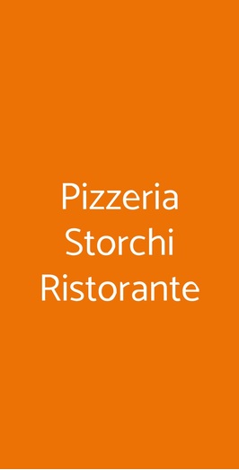 Pizzeria Storchi Ristorante, Modena