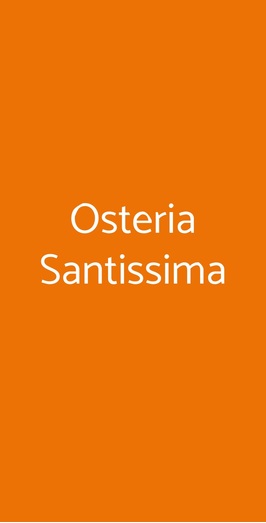 Osteria Santissima, Gussago