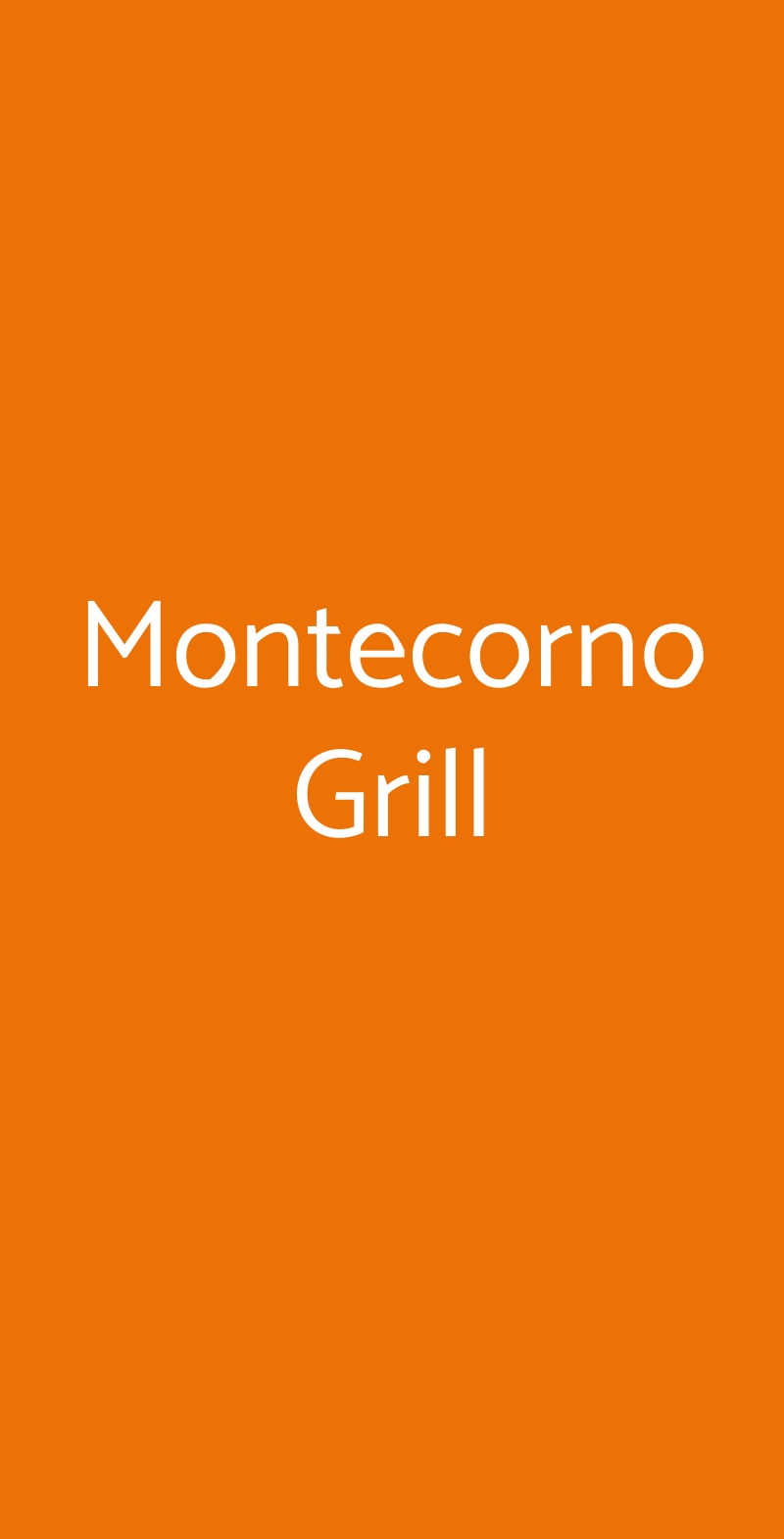 Montecorno Grill Desenzano Del Garda menù 1 pagina