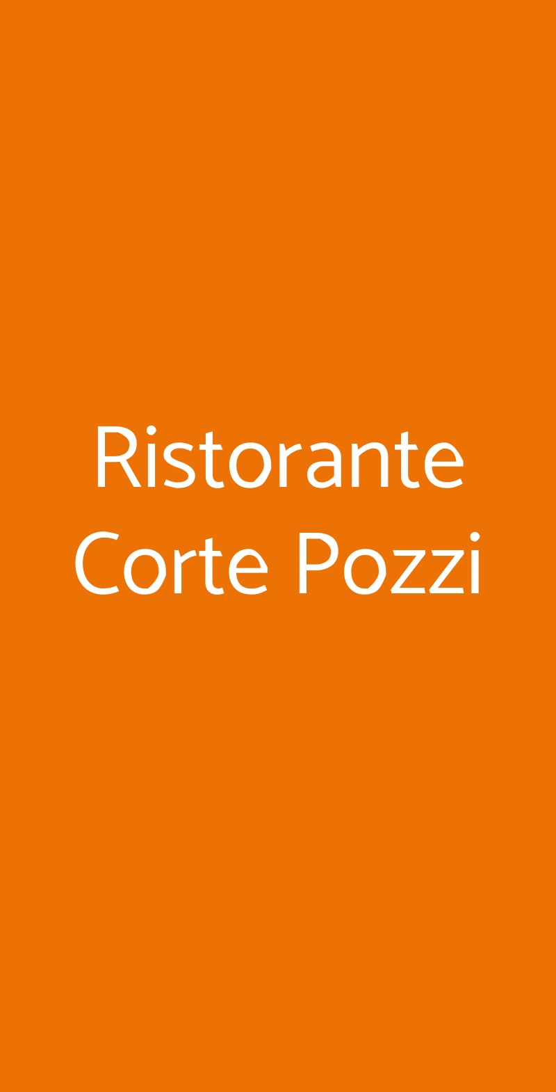 Ristorante Corte Pozzi Desenzano Del Garda menù 1 pagina