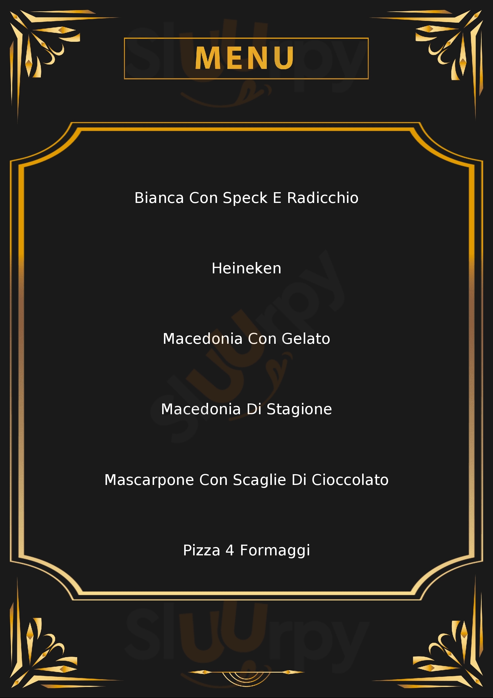Ristorante Pizzeria La Coccinella Fiorano Modenese menù 1 pagina