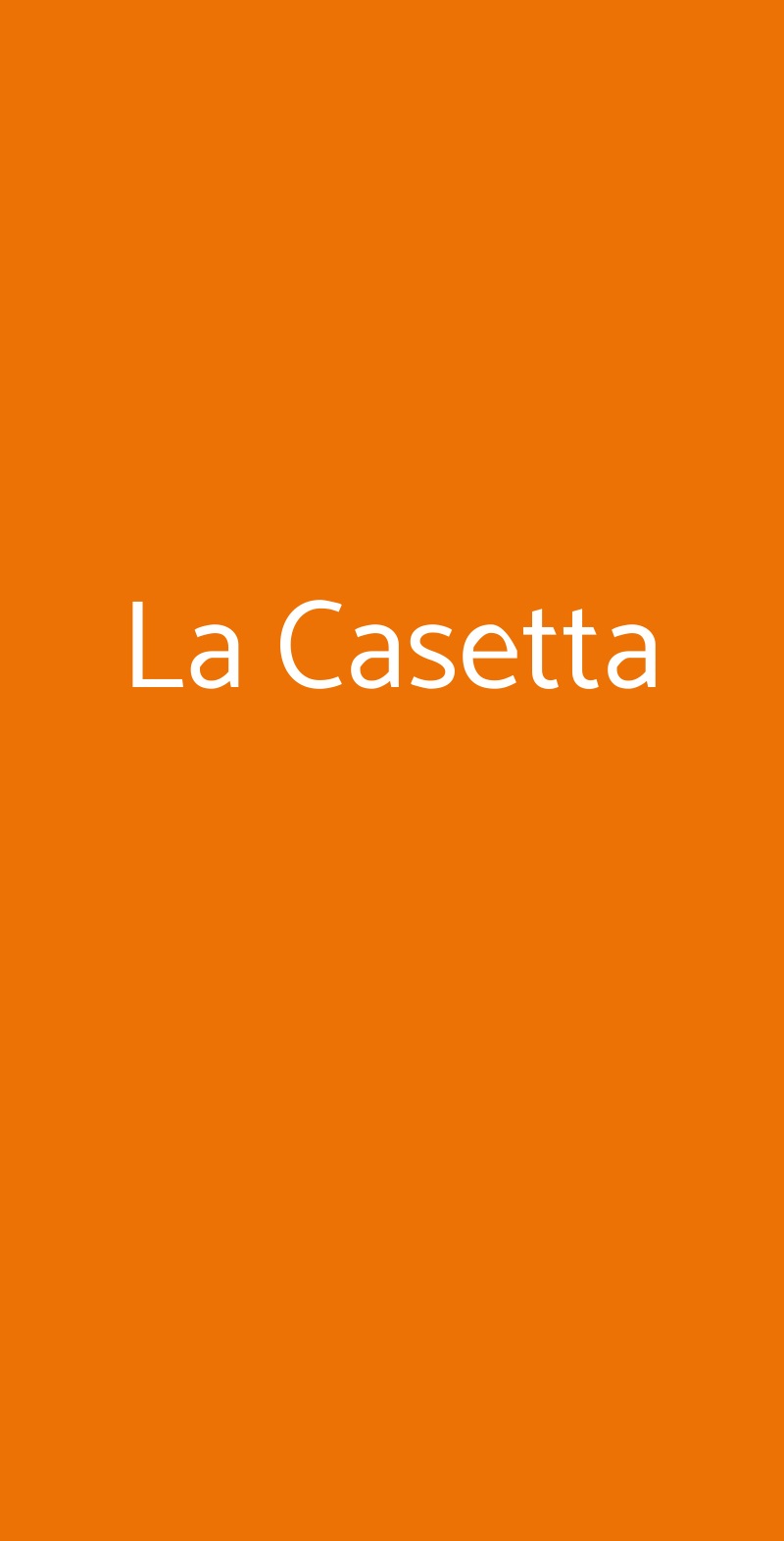 La Casetta Brescia menù 1 pagina