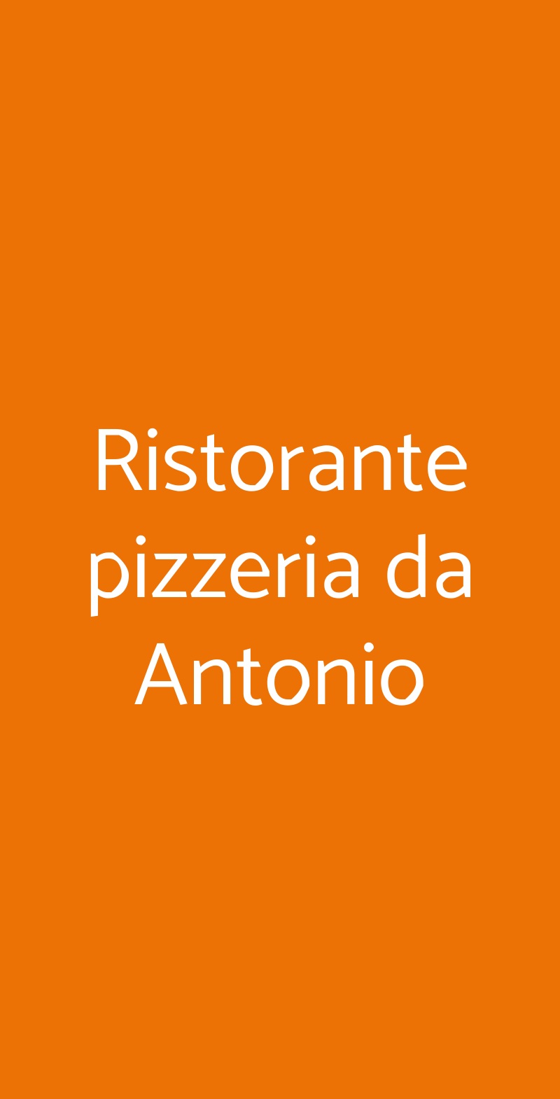 Ristorante pizzeria da Antonio Manerba del Garda menù 1 pagina