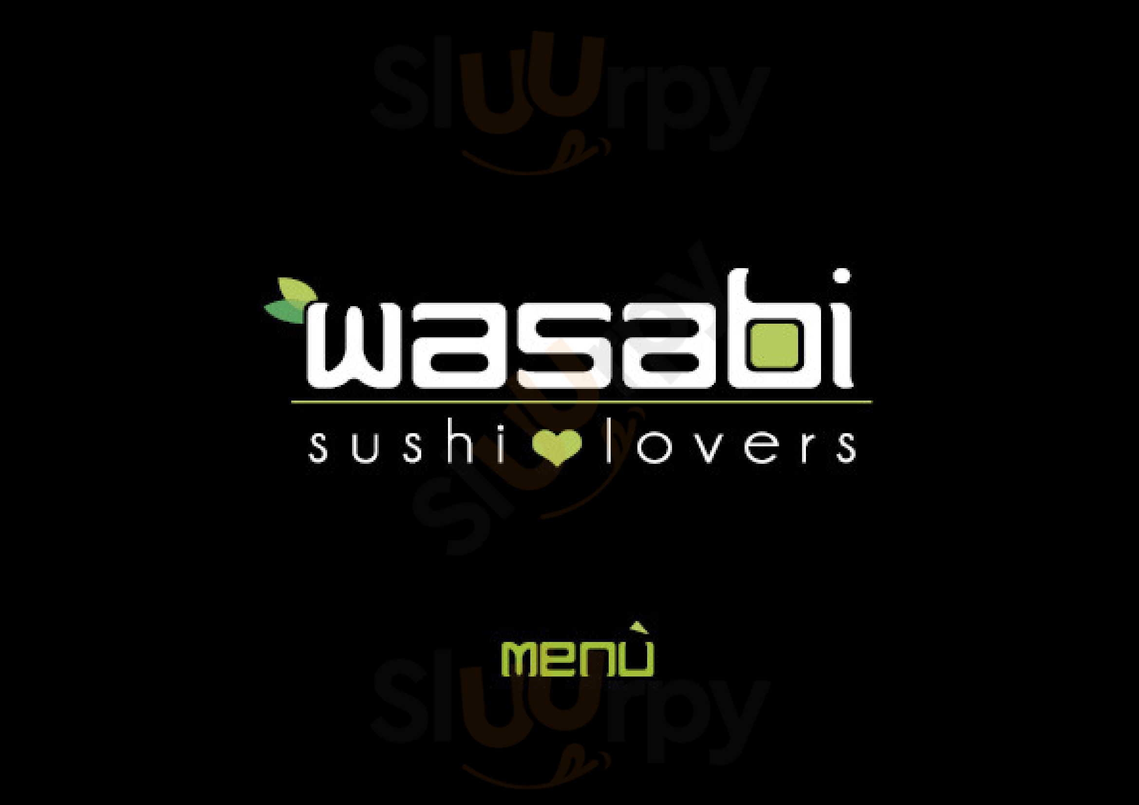 Wasabi Sushi Darfo Boario Terme menù 1 pagina