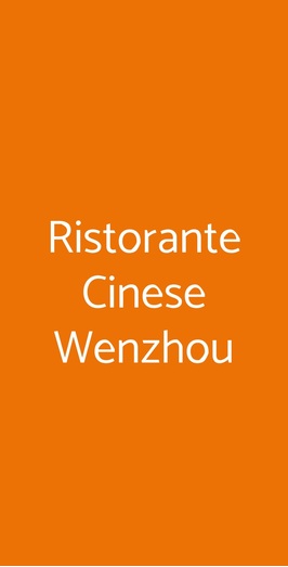 Ristorante Cinese Wenzhou, Brescia