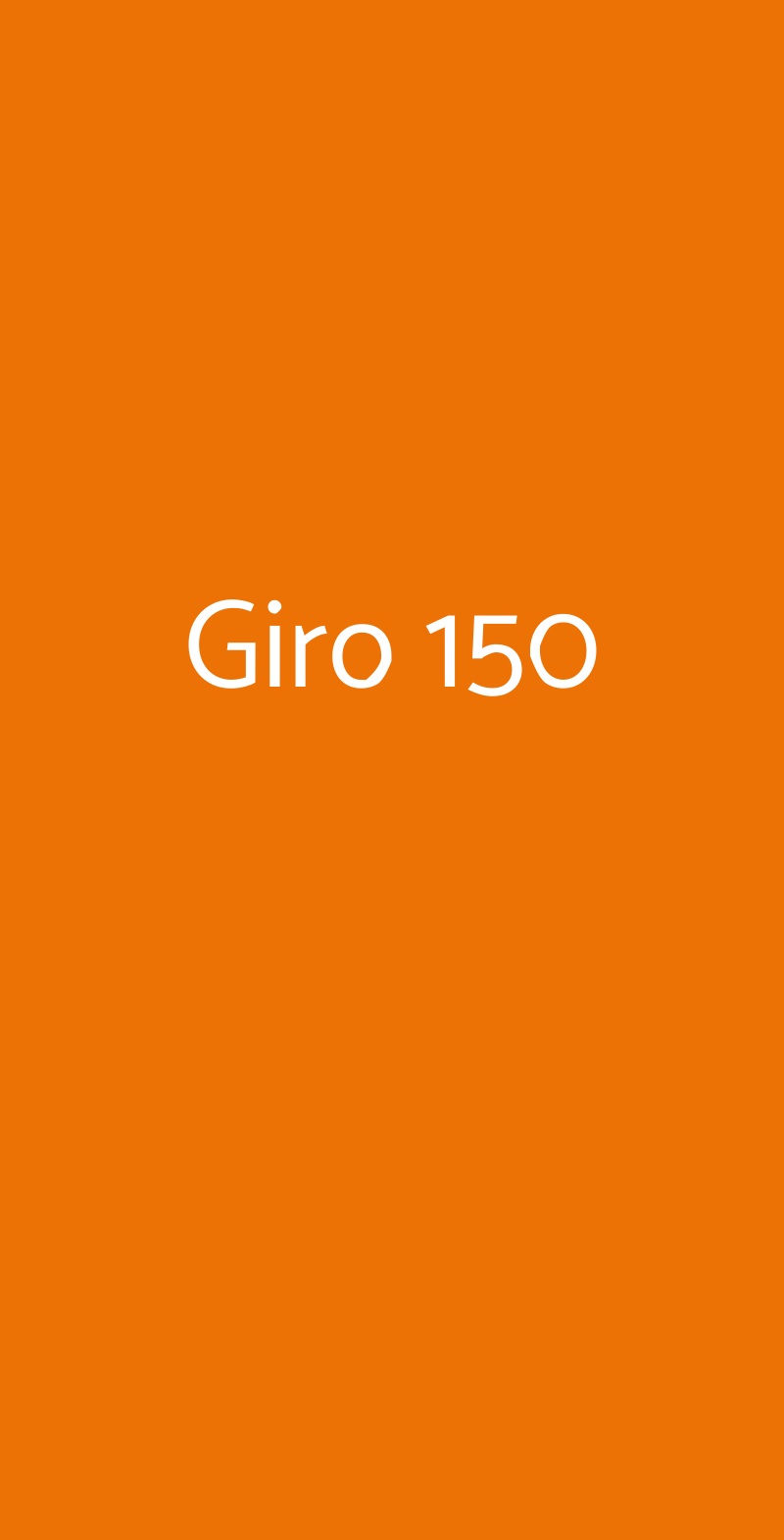 Giro 150 Darfo Boario Terme menù 1 pagina