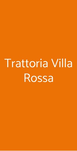 Trattoria Villa Rossa, Carpenedolo