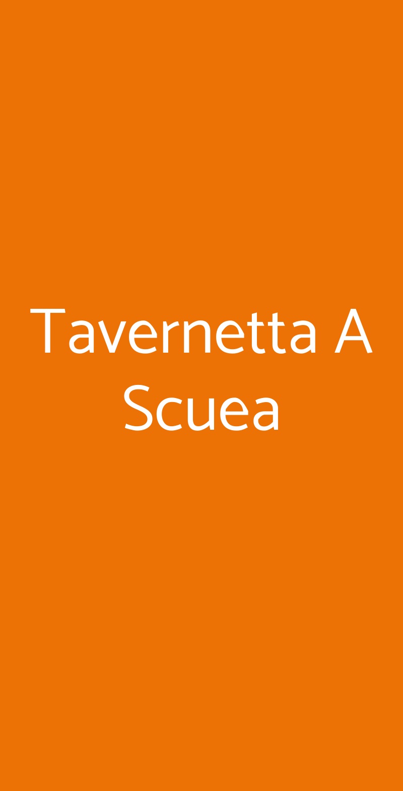 Tavernetta A Scuea Mestre menù 1 pagina