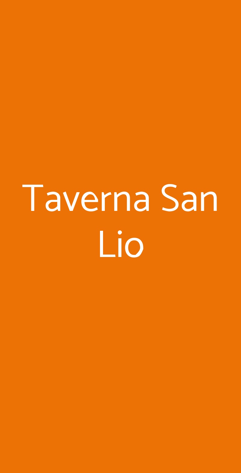 Taverna San Lio Venezia menù 1 pagina