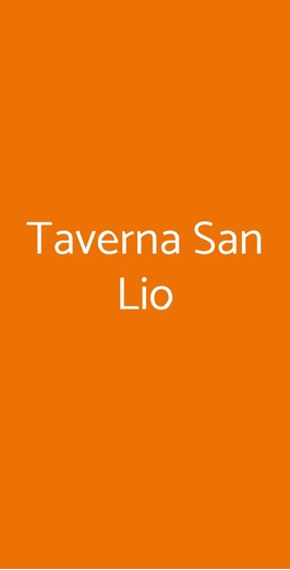 Taverna San Lio, Venezia