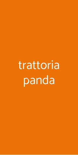 Trattoria Panda, Marghera