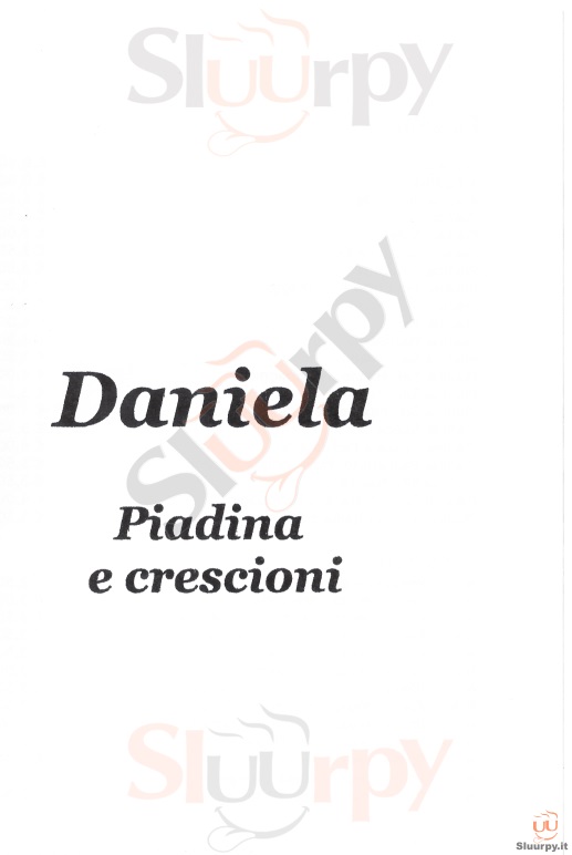 DANIELA Cesena menù 1 pagina