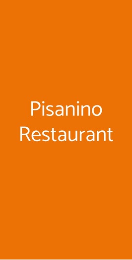 Pisanino Restaurant, Venezia