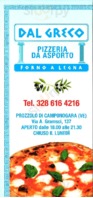 Pizzeria Dal Greco, Camponogara