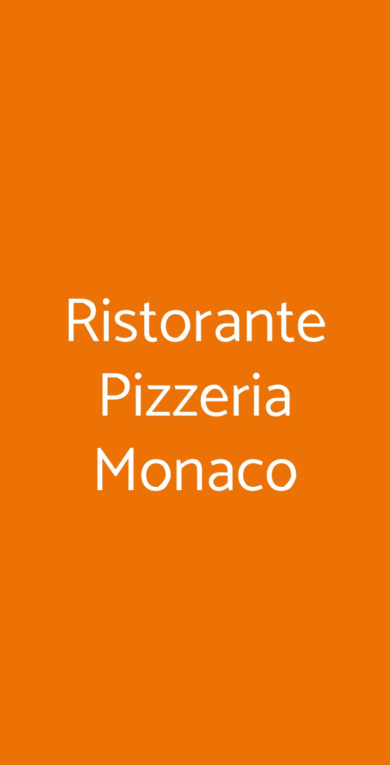 Ristorante Pizzeria Monaco Cavallino-Treporti menù 1 pagina
