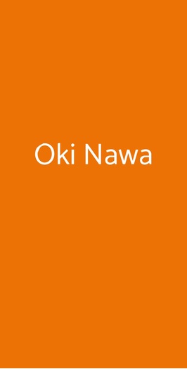 Oki Nawa, Cesenatico