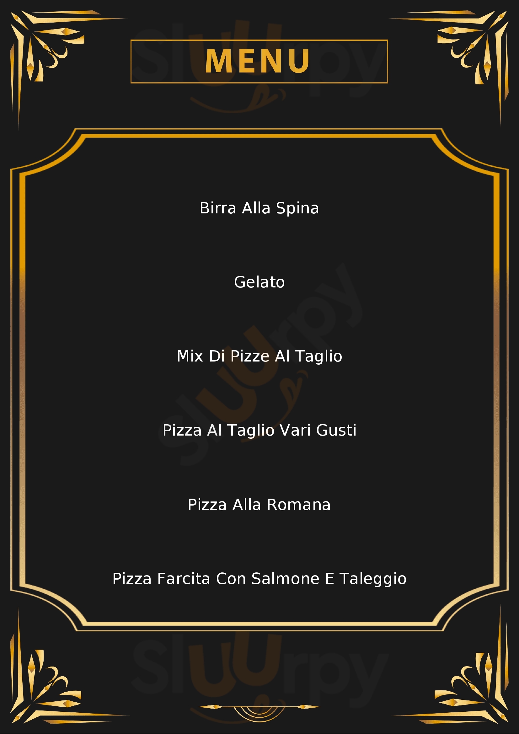 pizzeria al taglio DA NEO Cesena menù 1 pagina