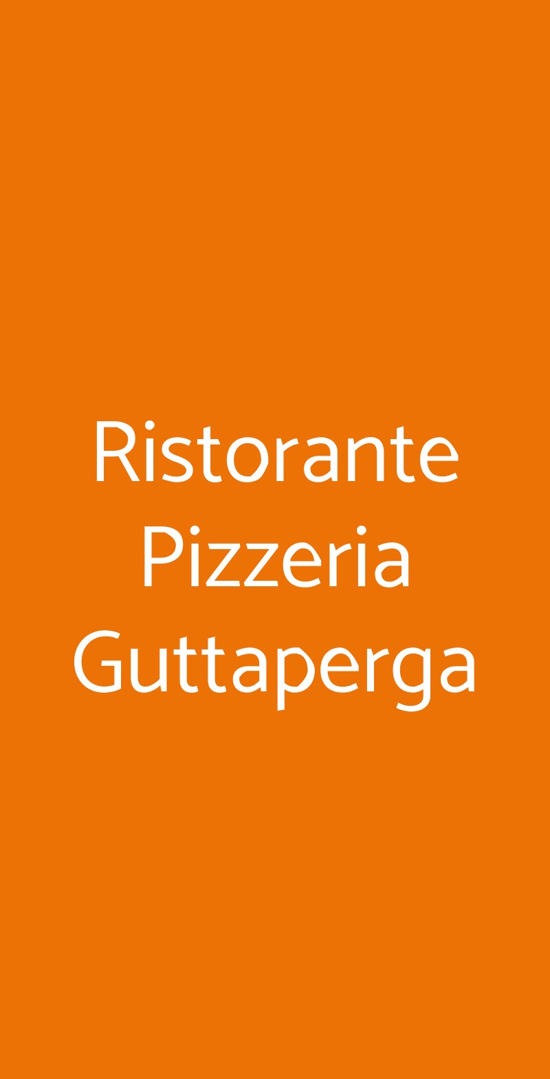 Ristorante Pizzeria Guttaperga Cesena menù 1 pagina