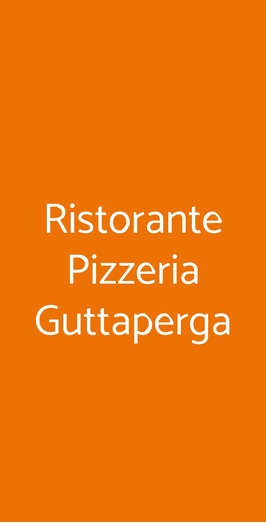 Ristorante Pizzeria Guttaperga, Cesena