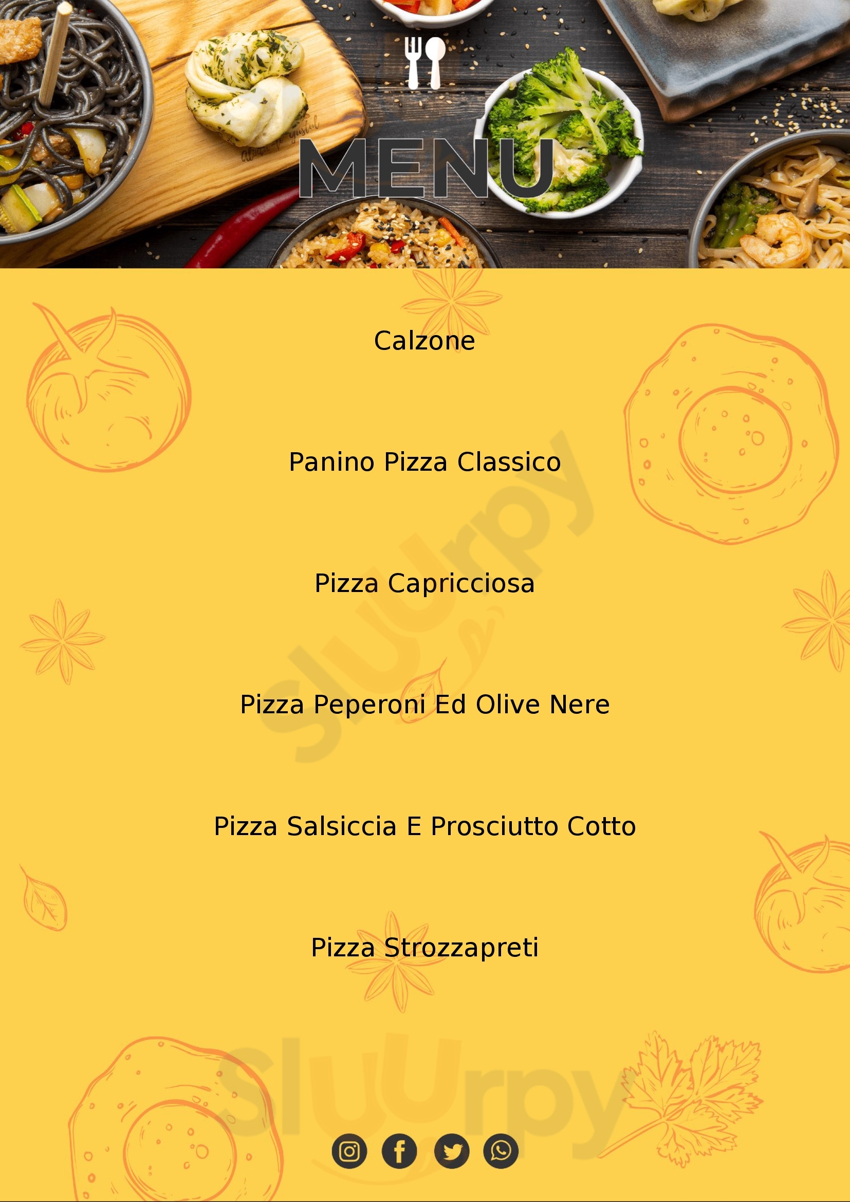 Pizzeria Pontevecchio Cesena menù 1 pagina
