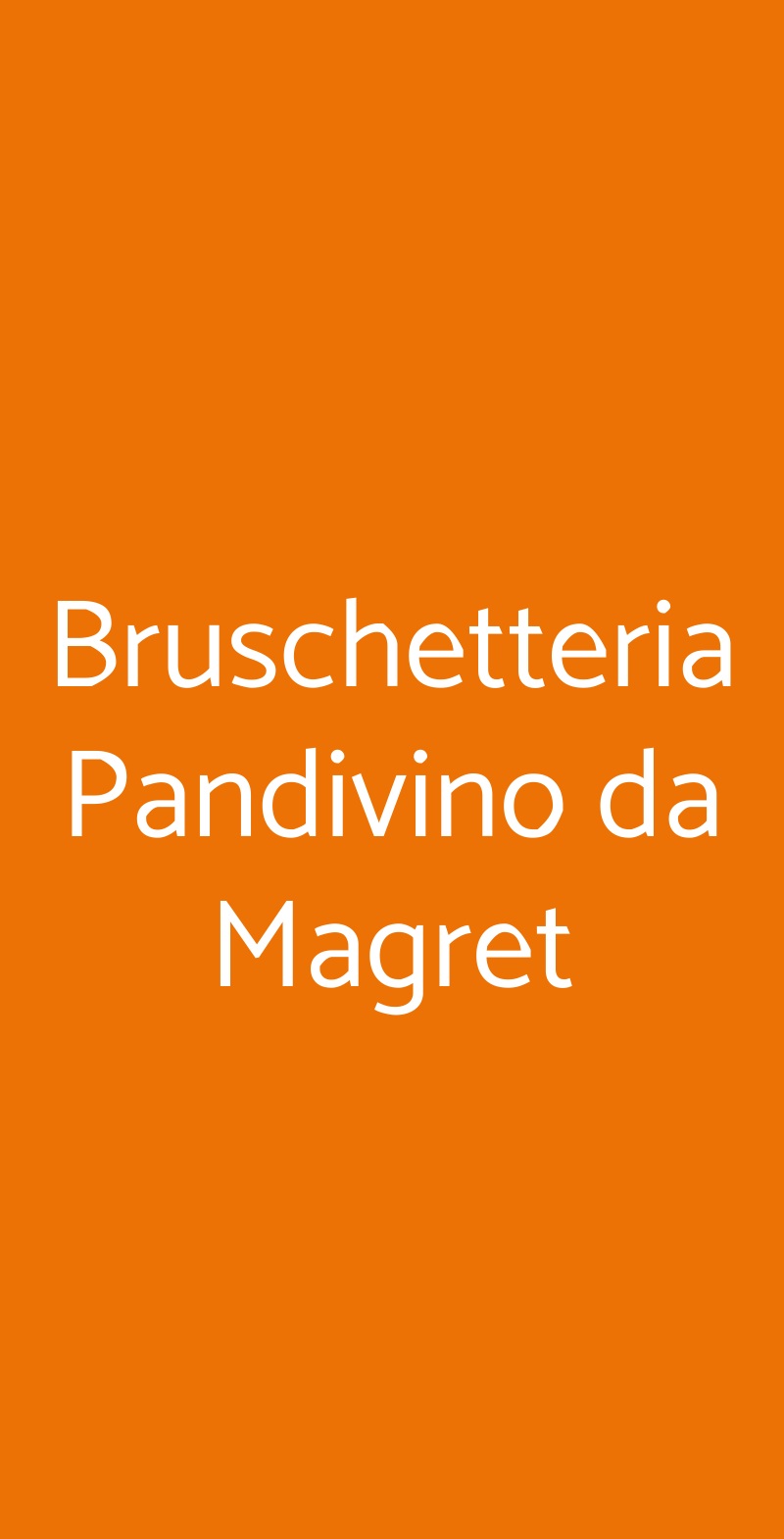 Bruschetteria Pandivino Da Magret, Bertinoro