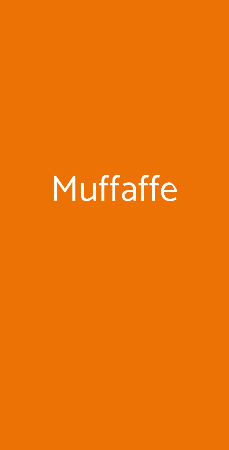Muffaffe Forli menù 1 pagina
