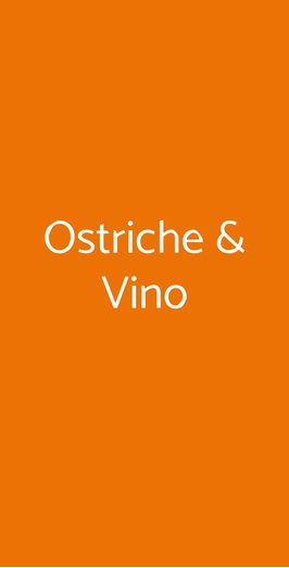 Ostriche & Vino, Milano