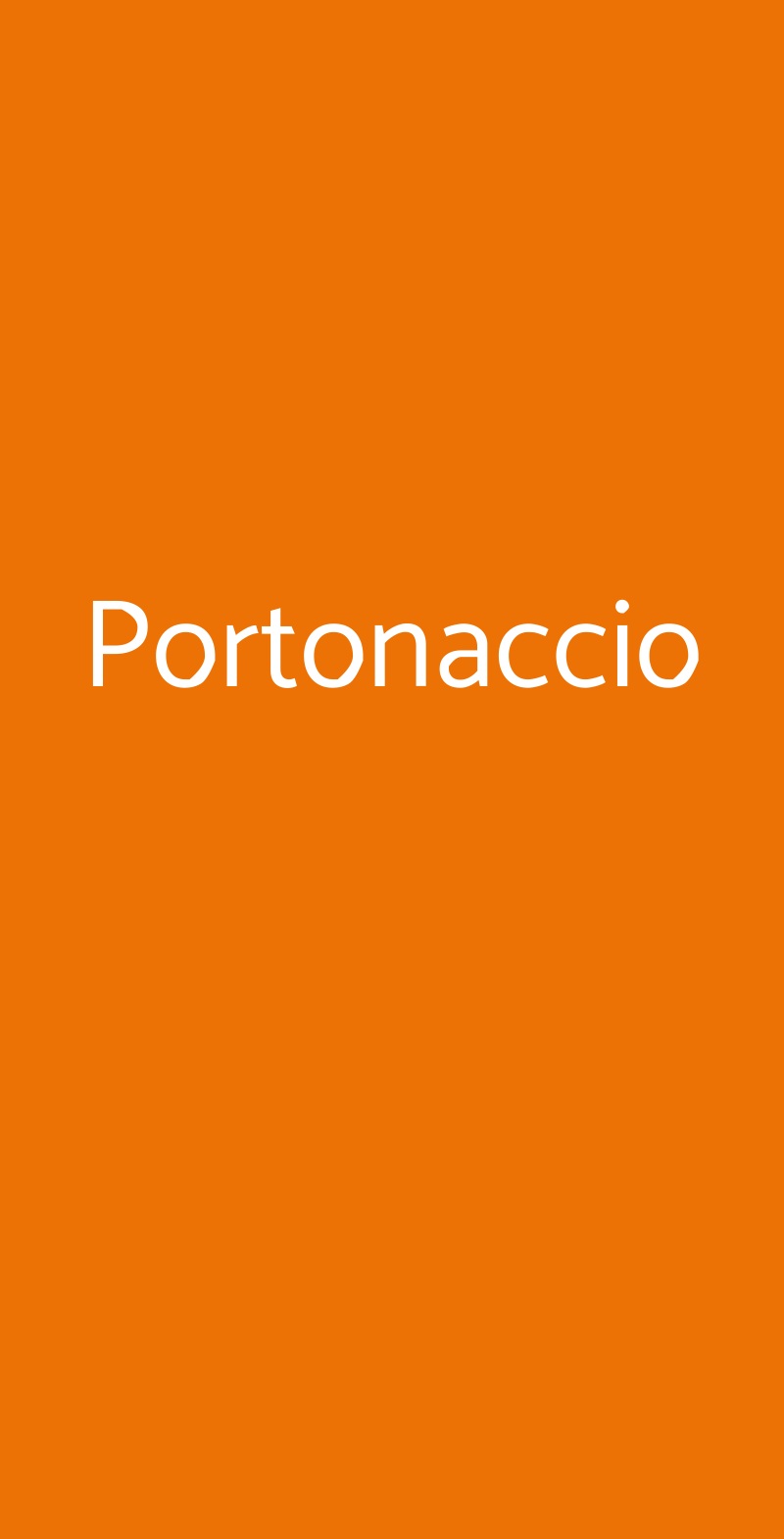 Portonaccio Pescara menù 1 pagina