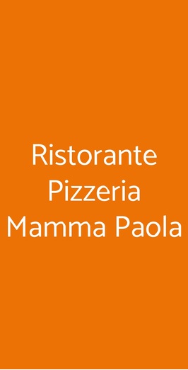 Ristorante Pizzeria Mamma Paola, Martinsicuro
