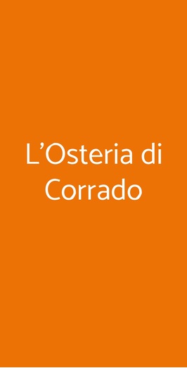 L'osteria Di Corrado, Avezzano