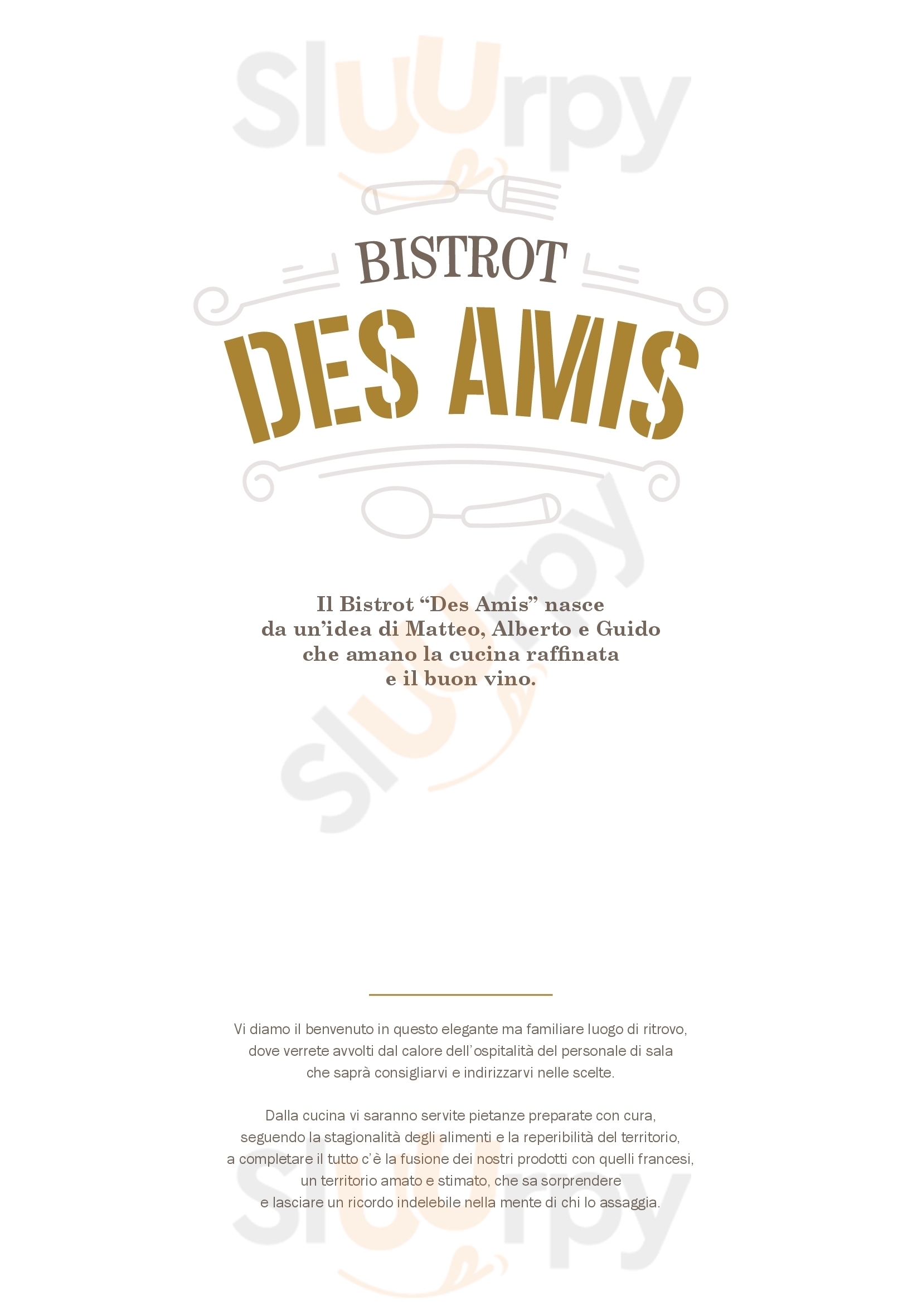 Bistrot Des Amis Civitanova Marche menù 1 pagina