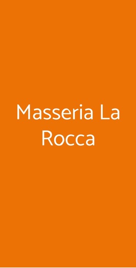 Masseria La Rocca, Pacentro