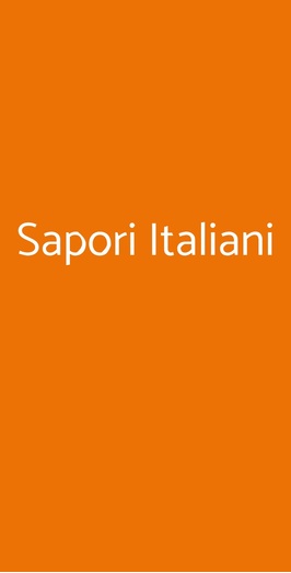 Sapori Italiani, Pescara