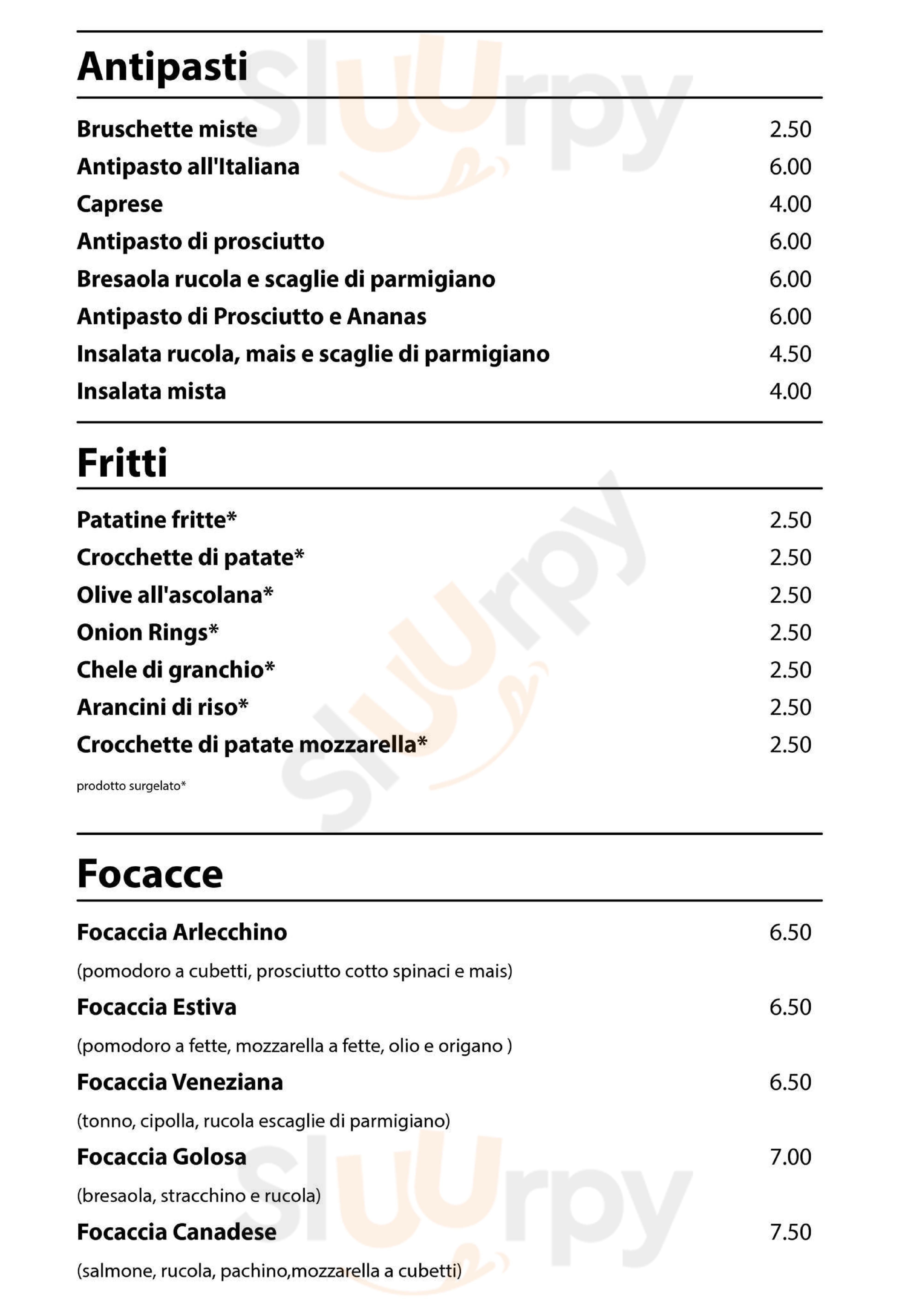 Pizzeria Sir Daniel's di Simone Giuseppe Lanciano menù 1 pagina
