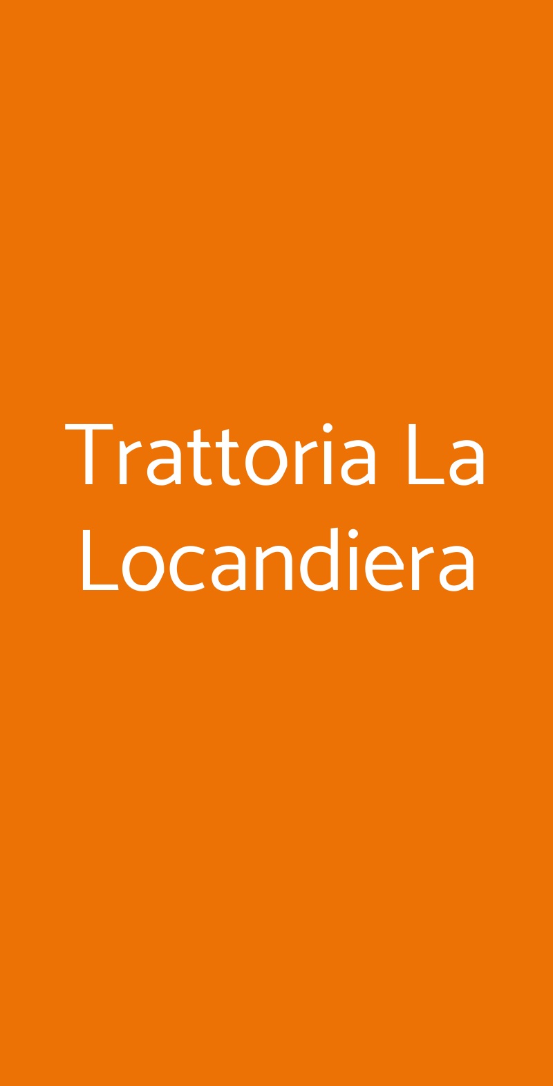 Trattoria La Locandiera Bernalda menù 1 pagina