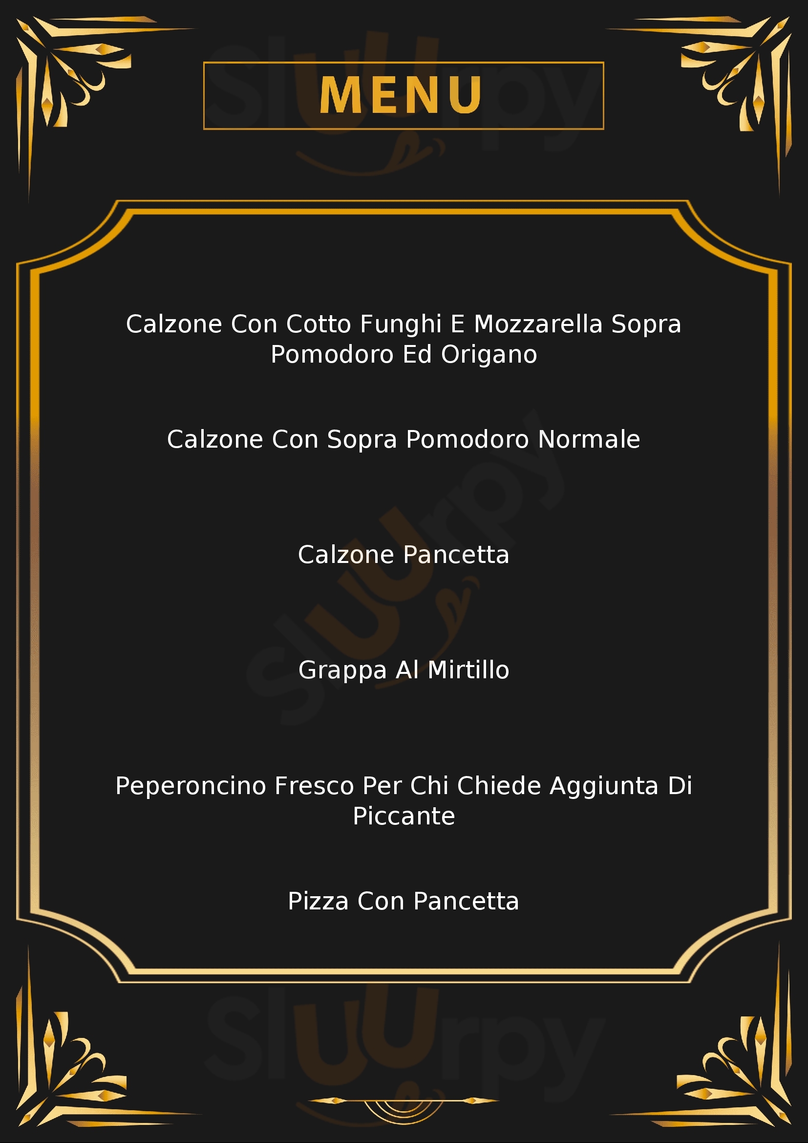 Pizzeria Tre Fontane Sant'Andrea Apostolo dello Ionio menù 1 pagina