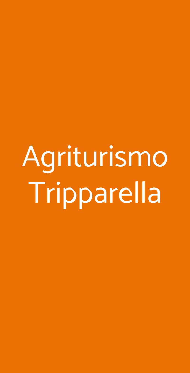 Agriturismo Tripparella Cellara menù 1 pagina