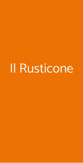 Il Rusticone, Reggio Calabria