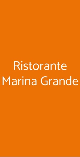 Ristorante Marina Grande, Amalfi