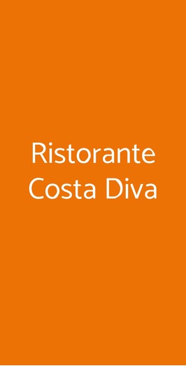 Ristorante Costa Diva, Praiano