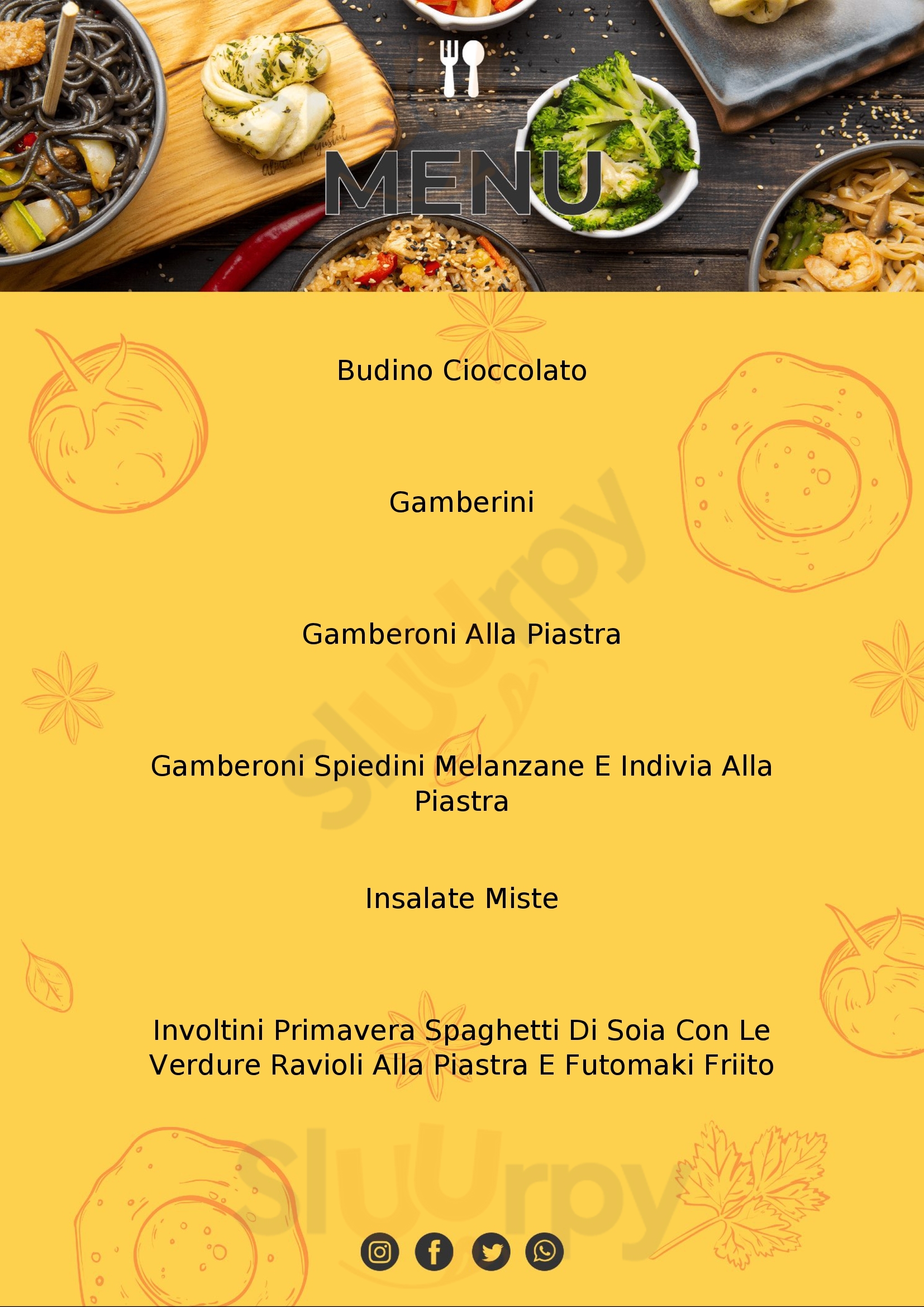 Nuovo Wok Sushi Arezzo San Vitaliano menù 1 pagina