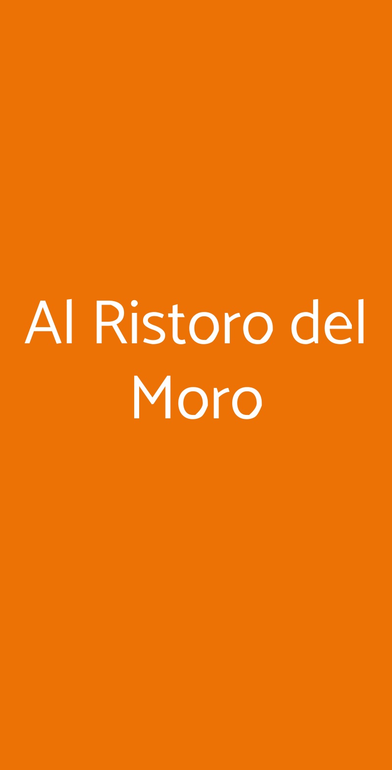 Al Ristoro del Moro Ravello menù 1 pagina