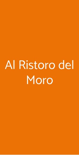 Al Ristoro Del Moro, Ravello