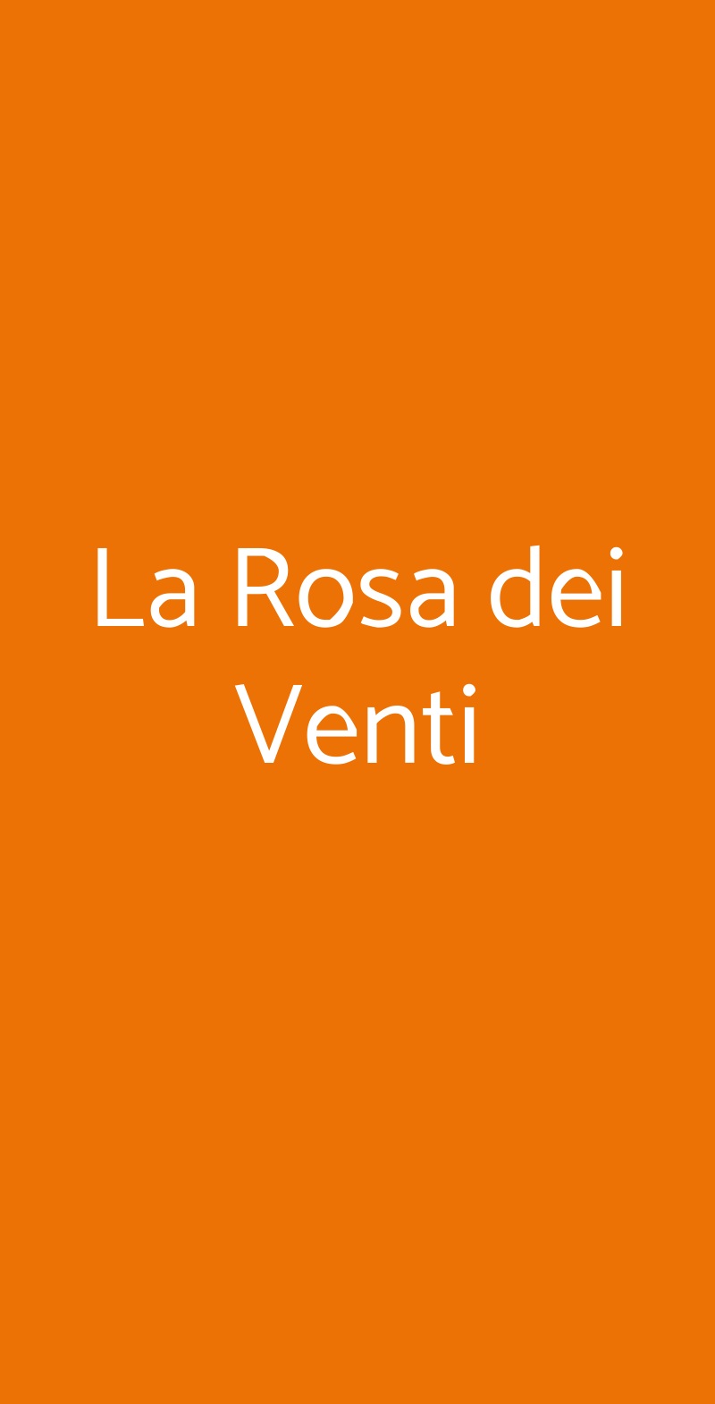 La Rosa dei Venti Vietri sul Mare menù 1 pagina