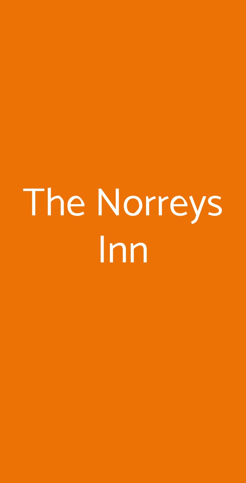 The Norreys Inn Napoli menù 1 pagina