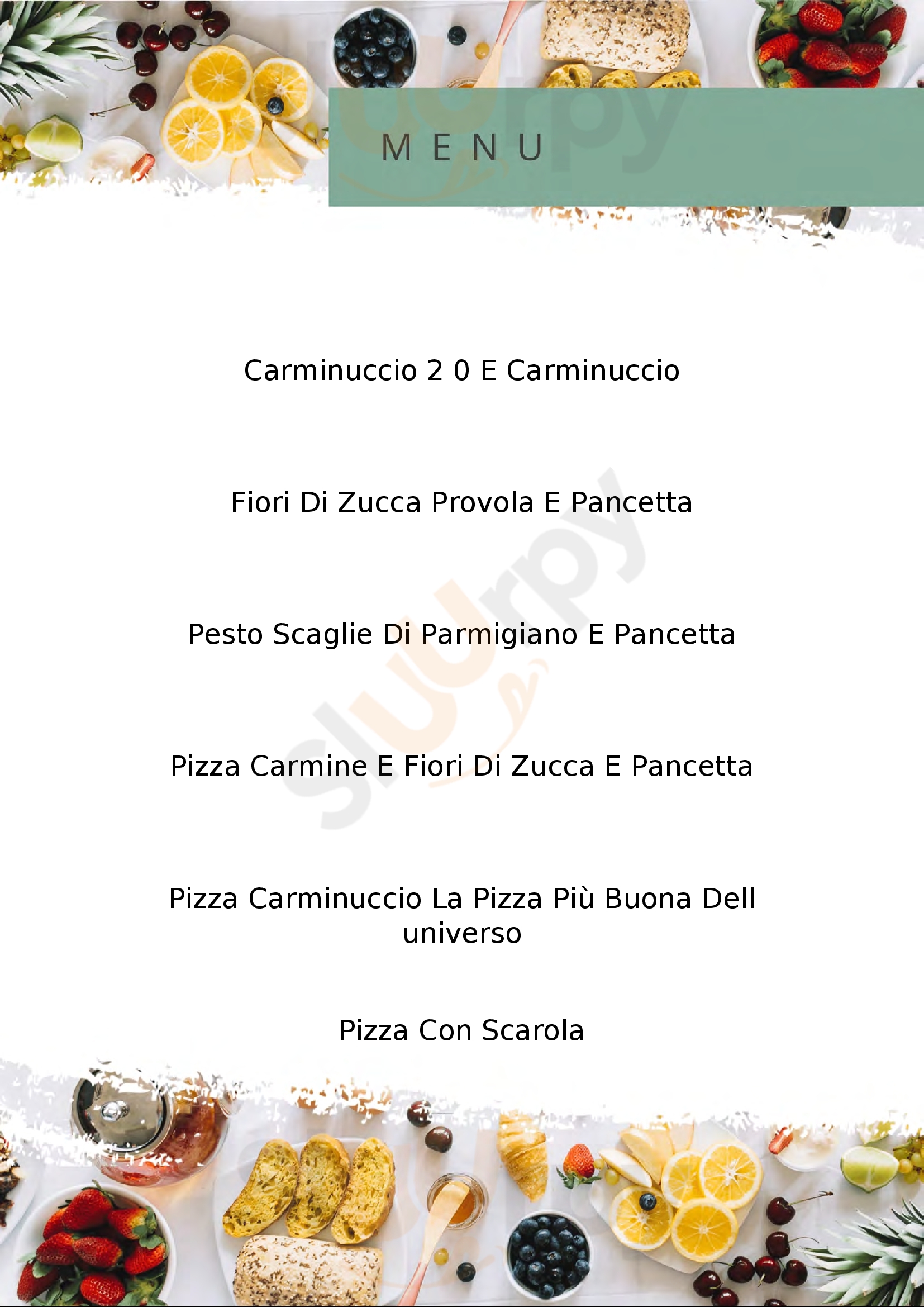 Pizzeria Napoletana SRL Salerno menù 1 pagina