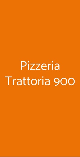 Pizzeria Trattoria 900, Napoli