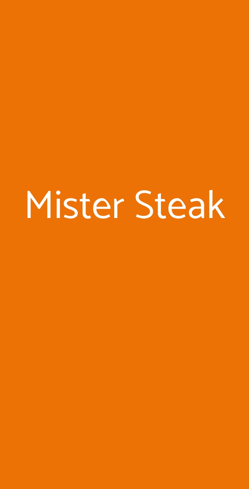 Mister Steak Pozzuoli menù 1 pagina